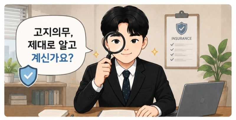 보험금 부지급 걱정...?? 민보관의 고지의무 가이드