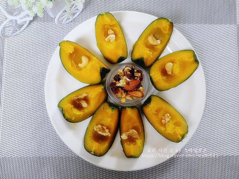 미니 단호박 찌는법 밤호박 찜기 찌는법 찌는 시간