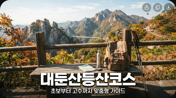 대둔산 등산코스 고민 끝, 초보부터 고수까지 맞춤형 가이드