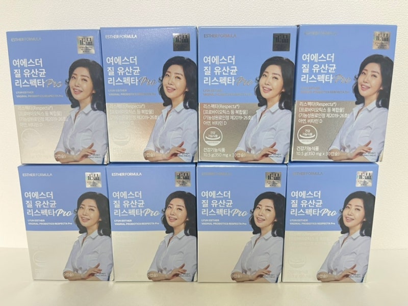 여에스더 '질 유산균 리스펙타프로', 증정품 NMN 미백 핸드크림 & 글루타치온 씨 워터풀 선크....