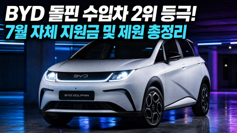 [BYD 돌핀] 가격 및 출고 기간 가이드, 차량 크기비교 실구매가 총정리