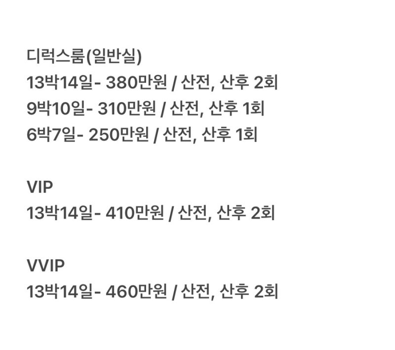 인천 논현점 와이산후조리원 13박 14일 후기 ෆ⸒⸒