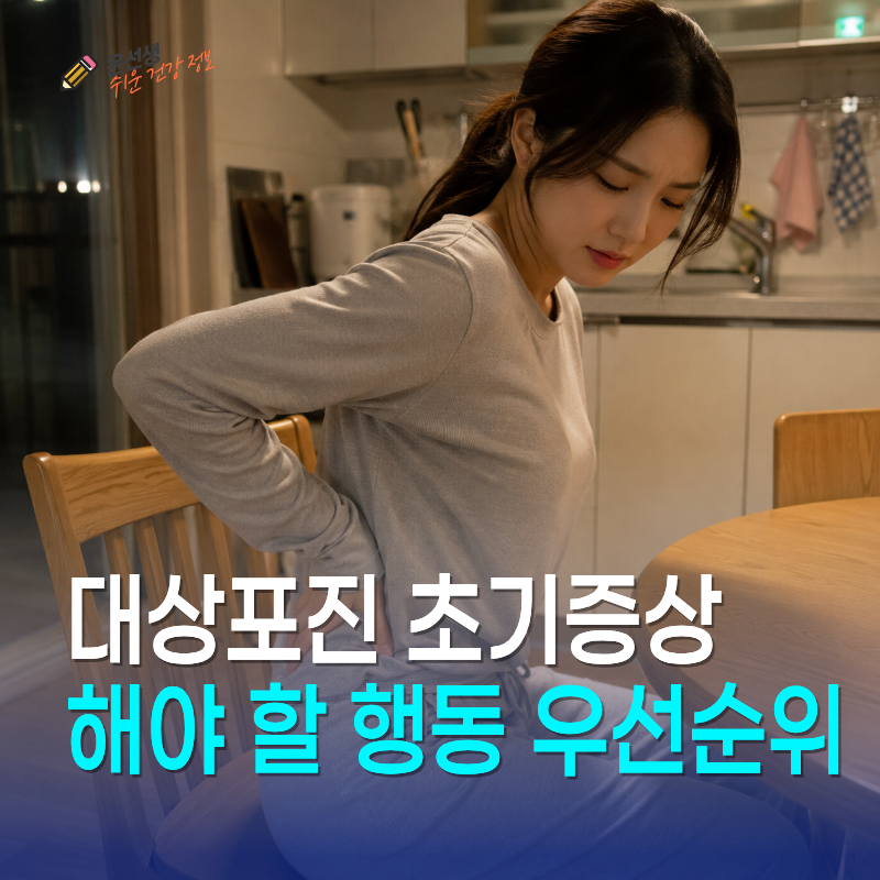 대상포진 초기증상, 한쪽 통증과 물집이 보일 때 해야할일 우선순위
