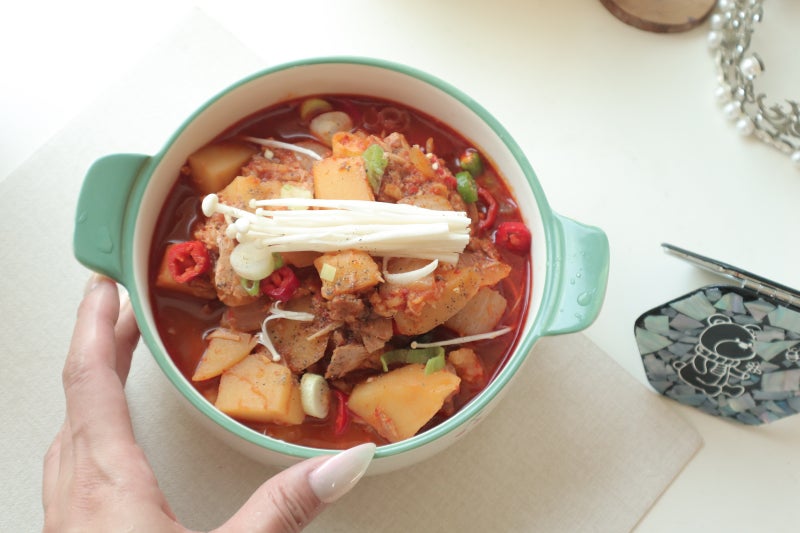 참치감자짜글이 레시피 7월제철음식 감자찌개