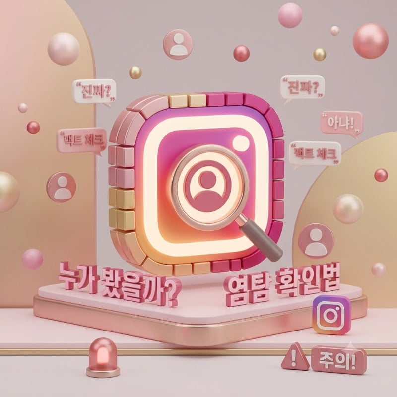 2026 최신, 인스타 염탐 확인법, 진짜로 누가 내 프로필을 봤을까? (팩트 체크)