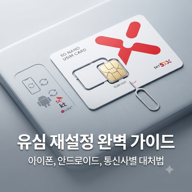 유심 재설정 완벽 가이드: 아이폰, 안드로이드, 통신사별 대처법
