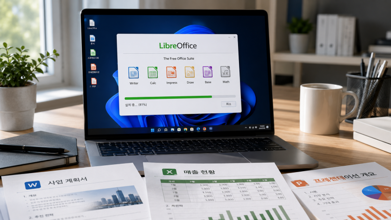 마이크로소프트 오피스 비쌀 때｜LibreOffice 무료 다운로드 설치방법