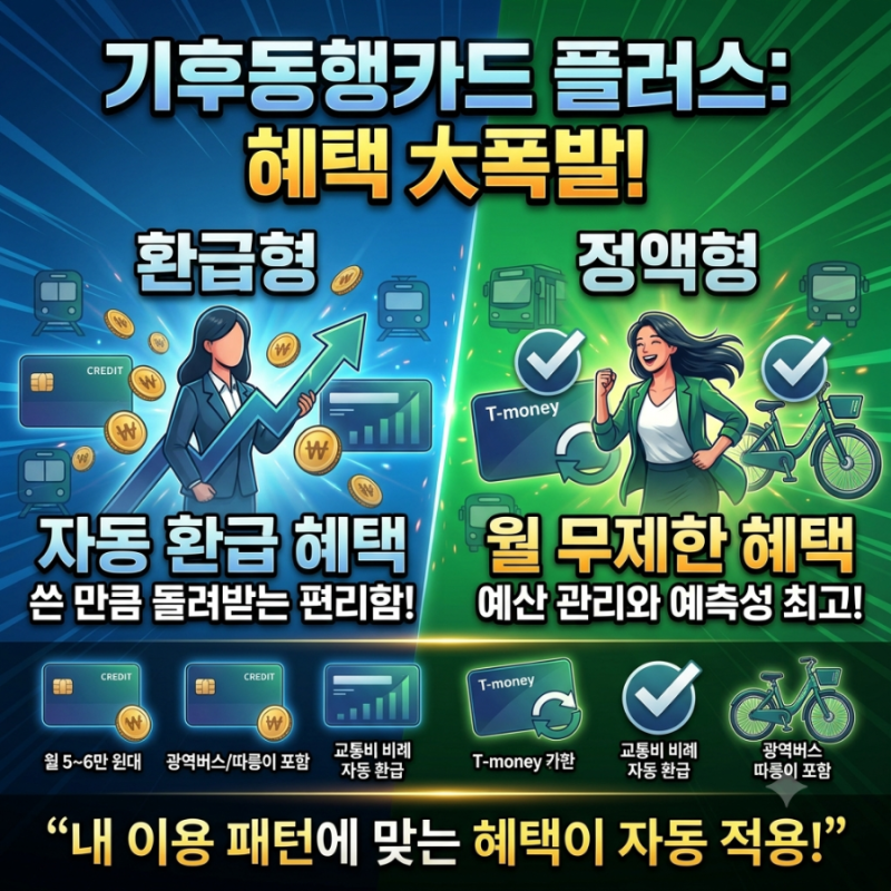 기후동행카드 플러스 출시! 교통비 환급부터 무제한 이용까지 한 번에 총정리