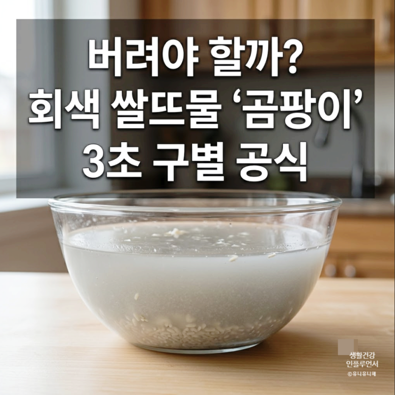 회색 쌀 씻으면 나오는 회색 쌀뜨물, 쌀 곰팡이? 구별방법 총정리