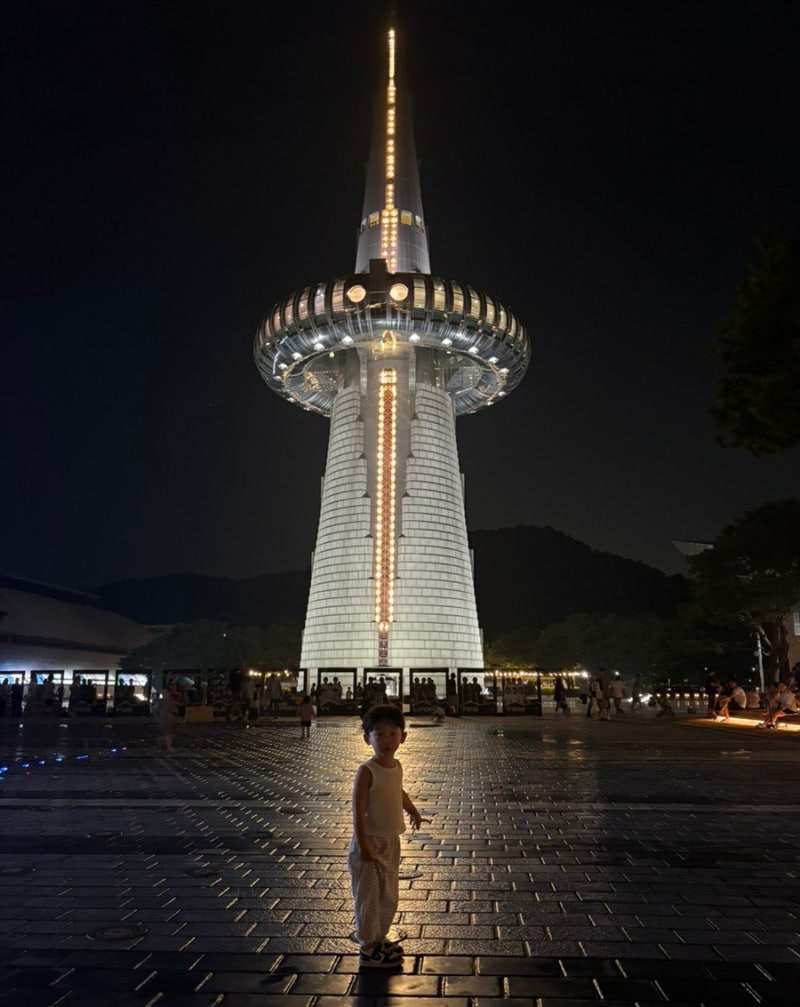 대전 아이랑 야경 | 엑스포과학공원 한빛탑 음악분수 시간