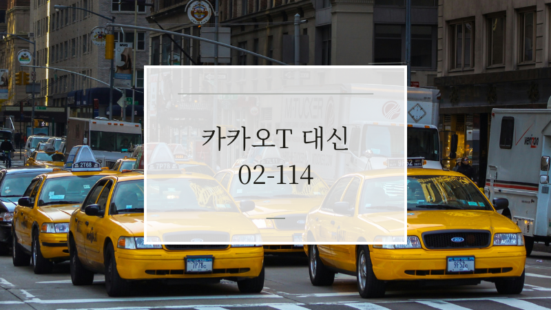 카카오T 대신 02-114, 부모님 택시 호출 방법을 알게 된 계기