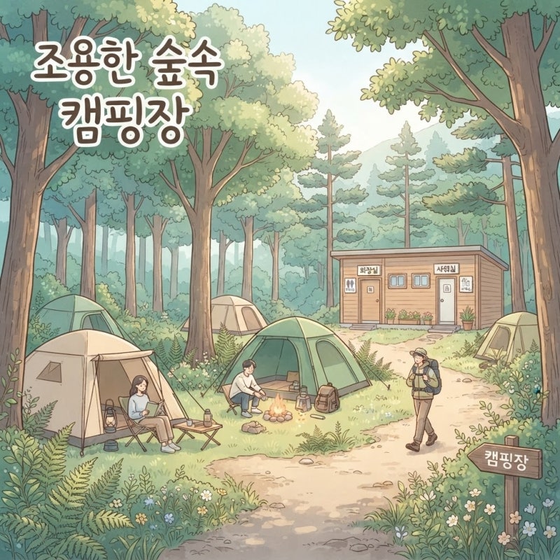 유명산 자연휴양림 예약 가평 캠핑장 예약 방법