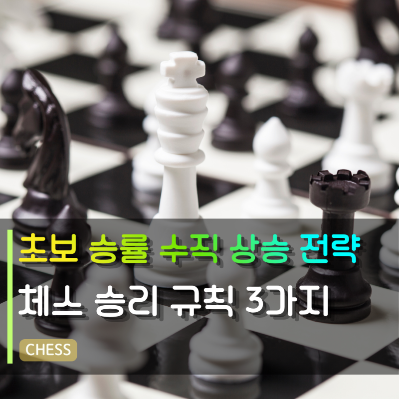 체스 승리 규칙 3가지 | 체린이도 무조건 승률 수직 상승하는 오프닝 전략