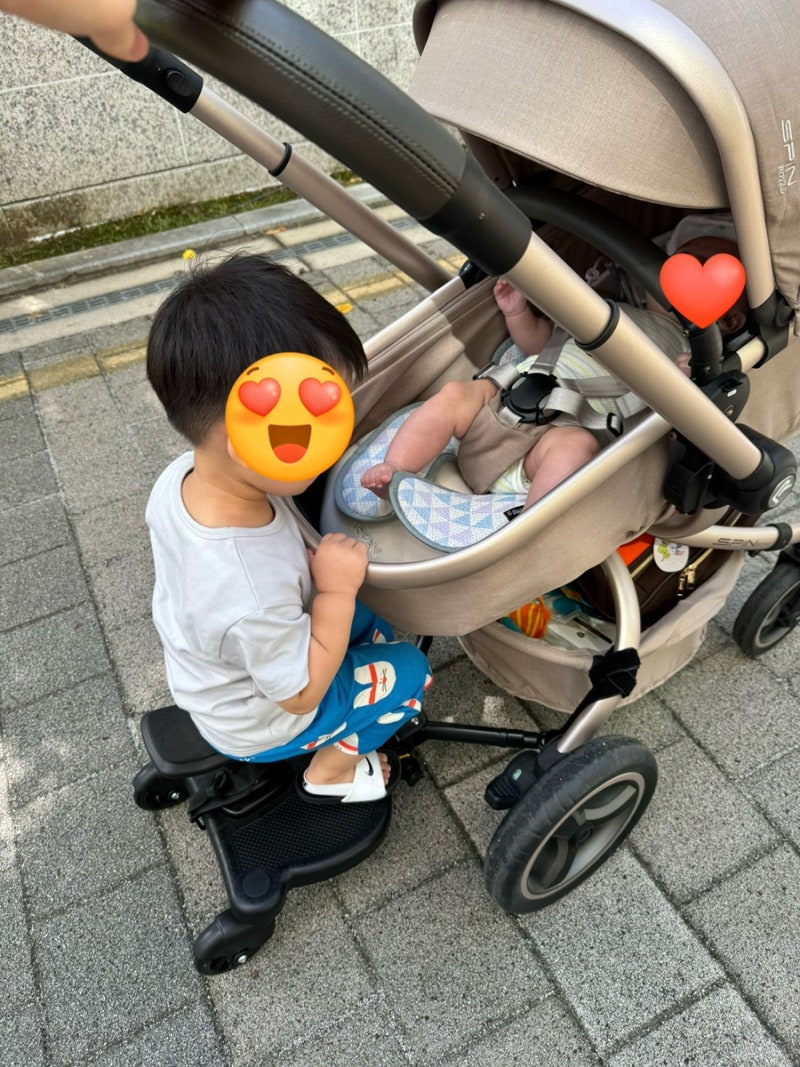 유모차보조의자- 버기보드 발판 휠보드 연결 의자 좌석 내돈내산 찐후기