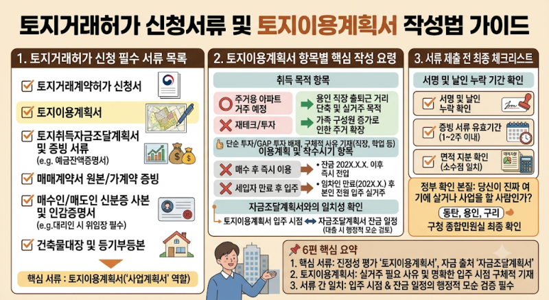 #6 토지거래허가 신청서류 및 토지이용계획서 작성법 가이드(토허제)