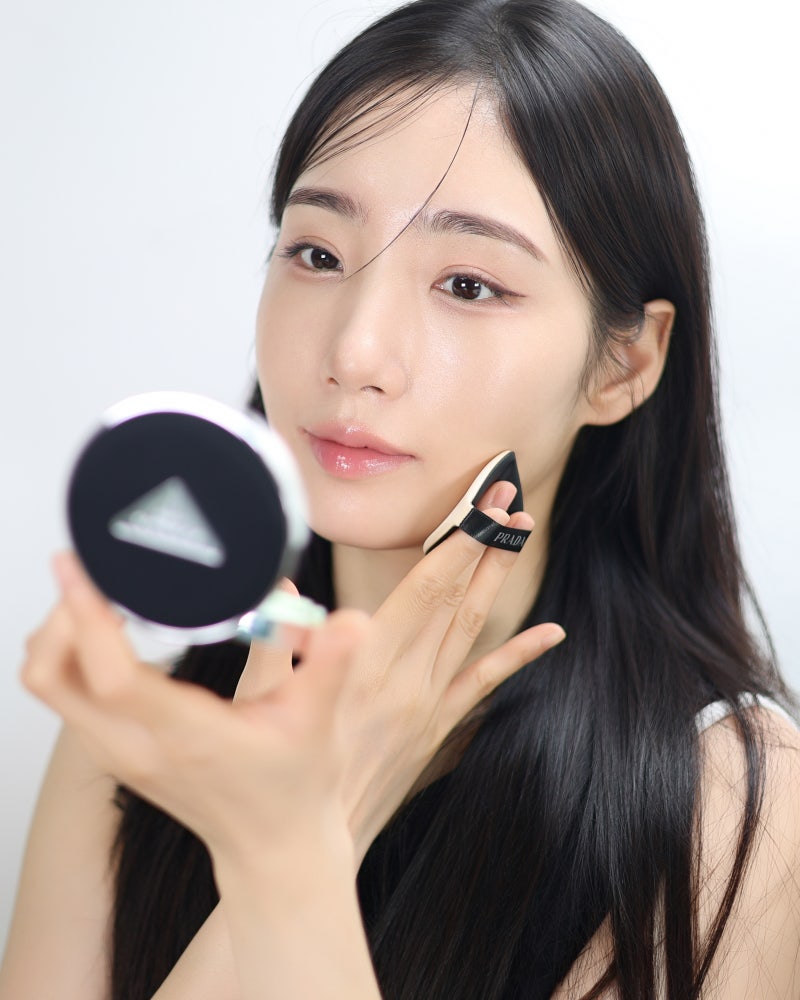 프라다 리빌 메쉬 쿠션 4컬러 비교! 여름 건성 쿠션 추천