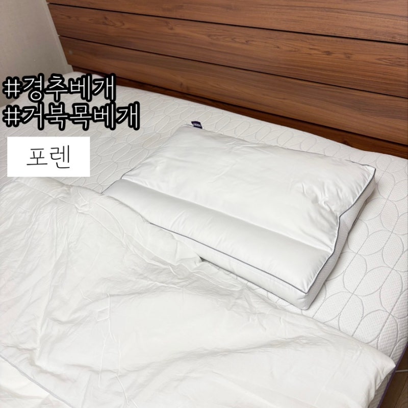 하루종일 컴퓨터하는 회계사선물 거북목베개 포렌 경추베개 솔직후기