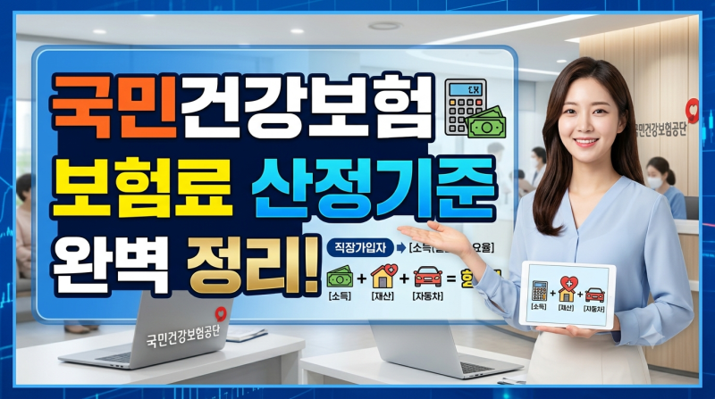 의료보험(국민건강보험) 보험료 산정기준 총정리 (2026년 기준)