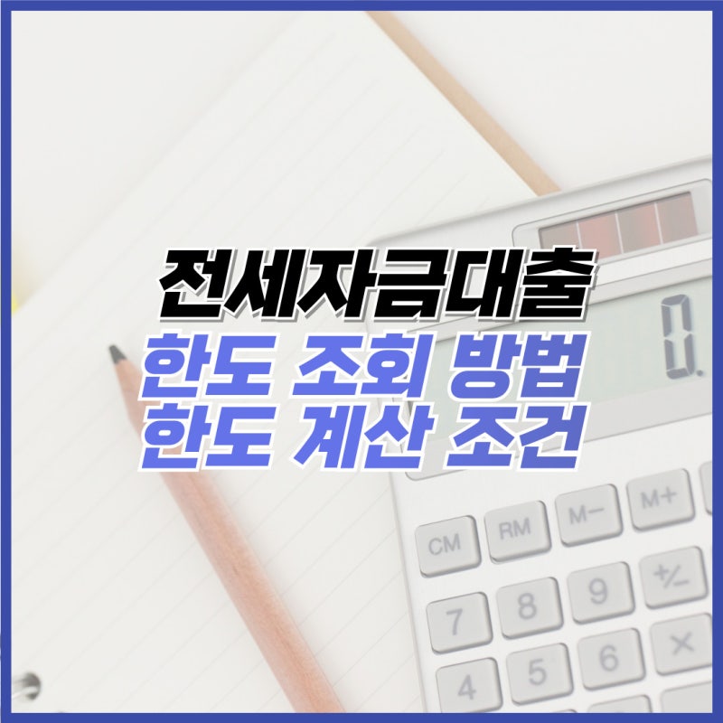 전세자금대출 한도 조회 방법 한도 계산 조건 (LTV, DSR 정리)