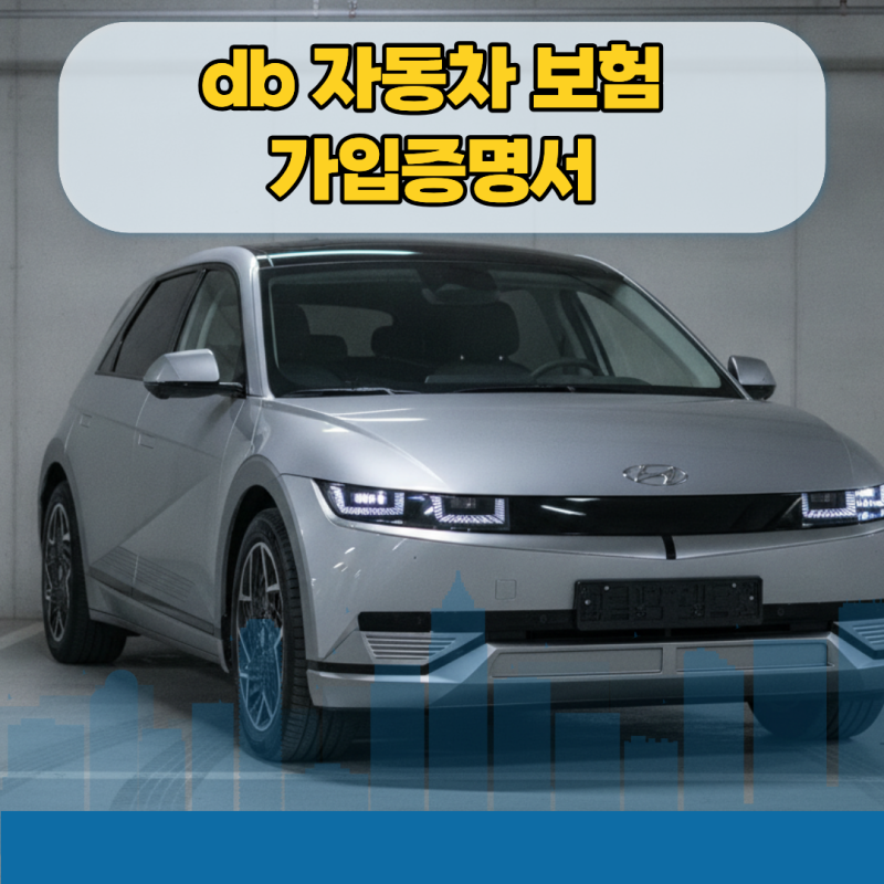 DB 자동차 보험가입증명서 모바일 바로 발급받고 과태료 방지하는 꿀팁