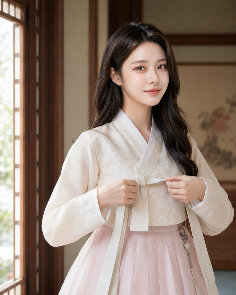 한복 옷 고름 매는법 방법 설명