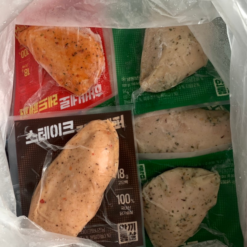 [한끼통살] 시즈닝 닭가슴살 후기 (한끼통살 신상 후기, 시즈닝 닭가슴살 칼로리)