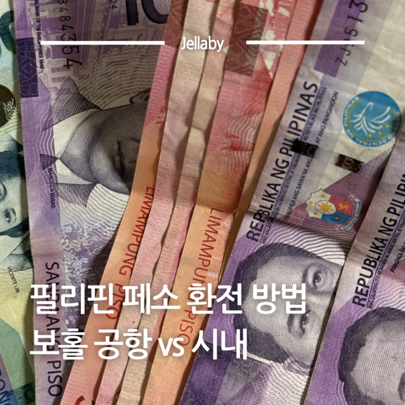보홀 공항 시내 필리핀 페소 환전 방법 총정리