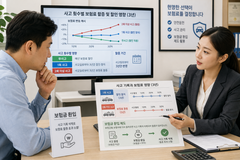 자차 쓰면 진짜 폭탄 맞을까? 내 지갑 지키는 '물적사고 기준금액' 완벽 체크