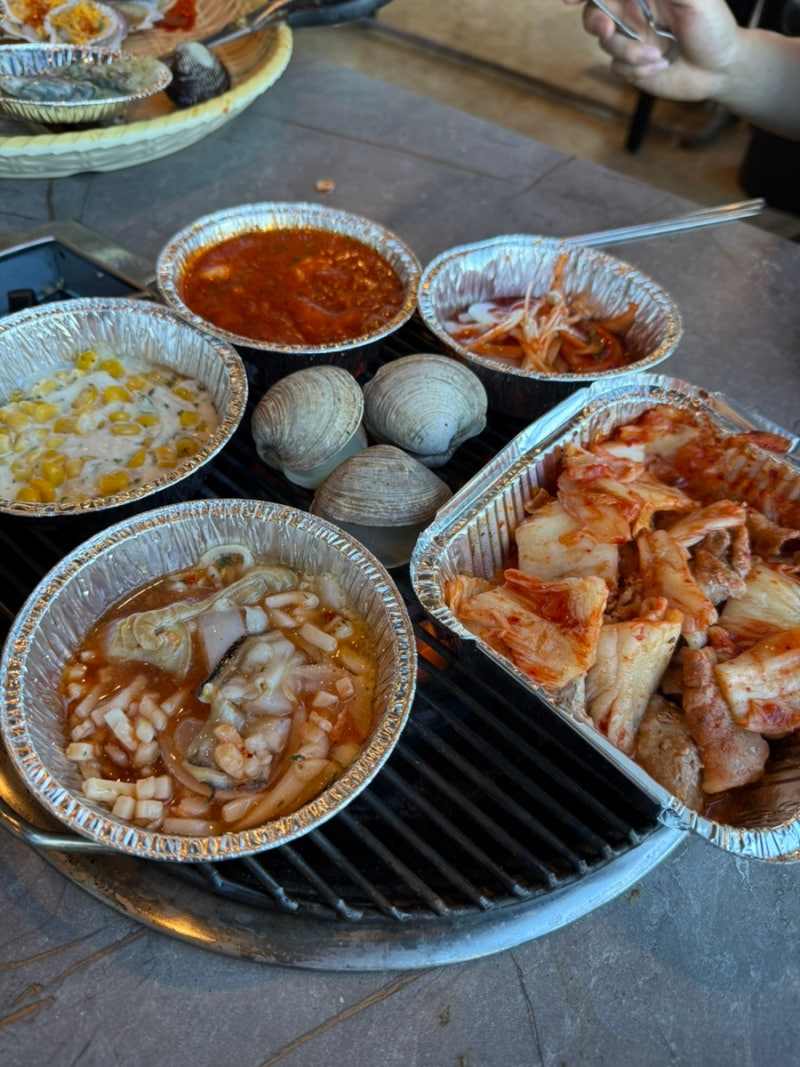 [인천/영종] 조개정석 구읍뱃터 본점|영종도 무한리필 조개구이집(메뉴, 가격, 주차)