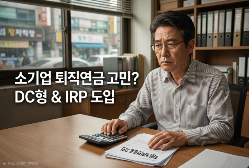 직원이 적은 10인 미만 소기업 퇴직연금 DC형 도입과 55세 이상 근로자 정산 방법