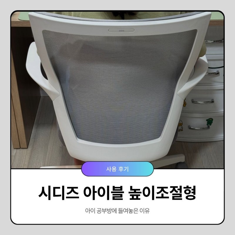 시디즈 아이블 높이조절형 서울대의자 후기