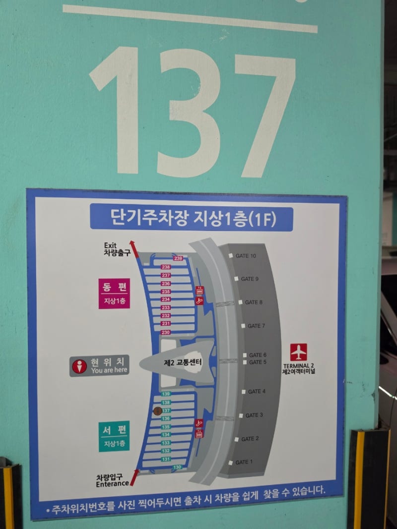 인천공항 제 2여객터미널 단기주차장 정보(간단 + 가격 + 탑승장과의 거리)