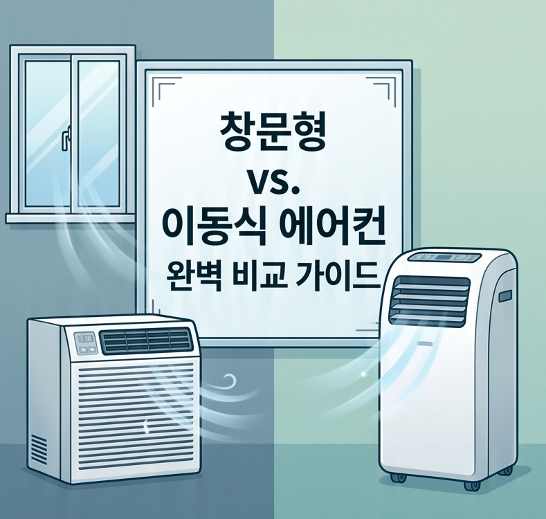 창문형 vs 이동식 에어컨 장단점 비교, 추천 베스트