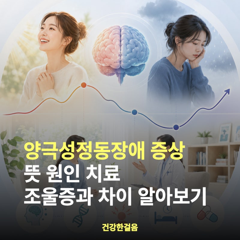 양극성정동장애 증상 뜻 원인 치료 조울증과 차이 알아보기
