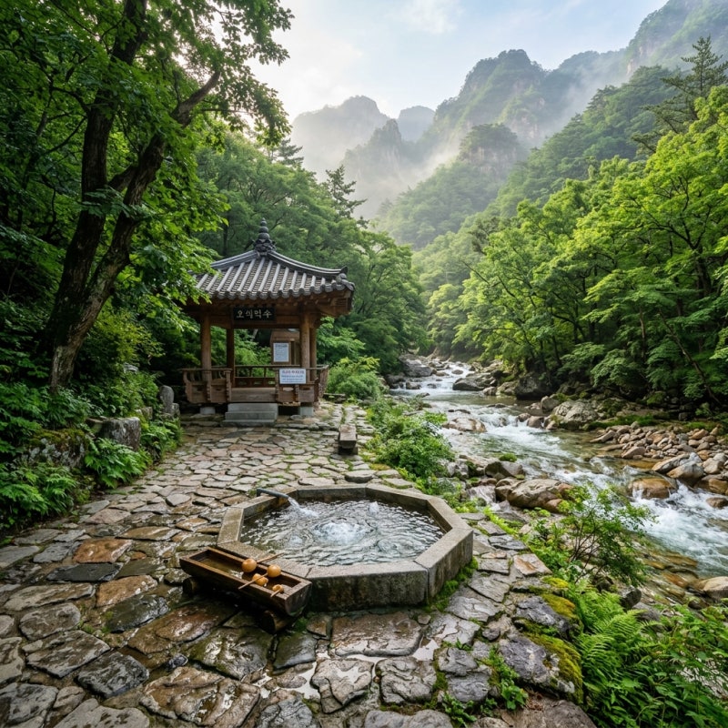 설악산 오색 약수탕·주전골 계곡 여름 피서와 오색에서 하루 코스