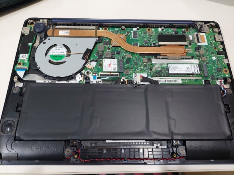 아수스 에이수스 젠북 UX43OU 배터리 셀프 교체 ASUS Zenbook