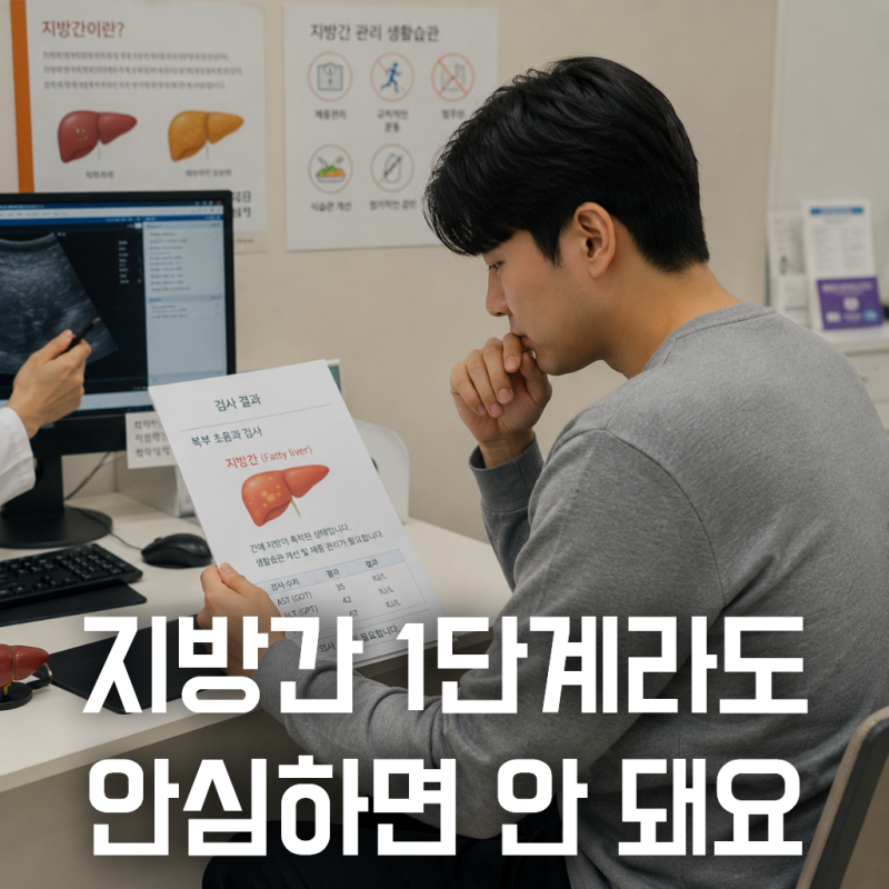 지방간 1단계라고 안심했다가 간경변까지 가는 이유