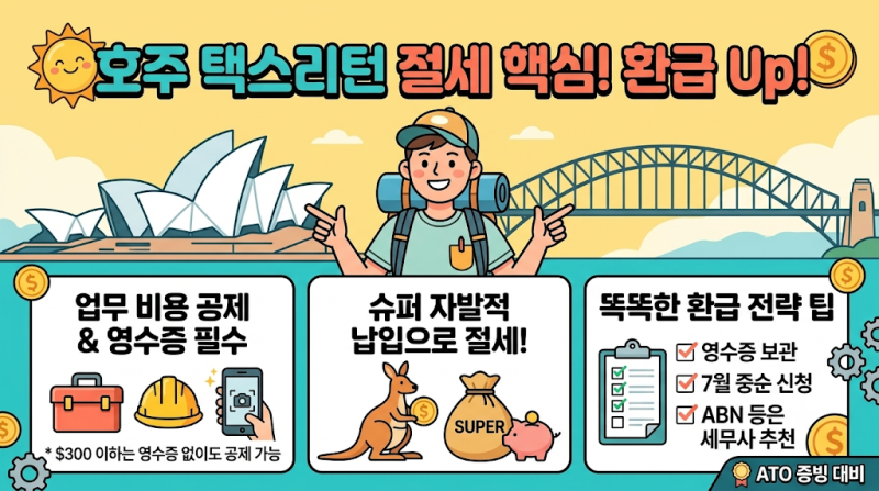 호주 택스 리턴 세금 공제