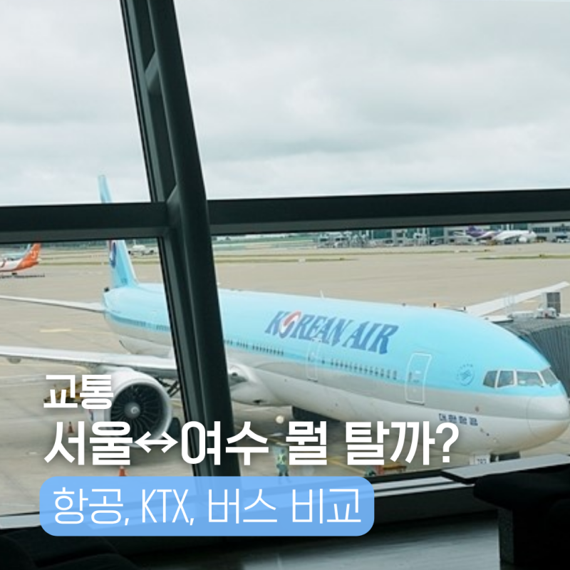 서울에서 여수 가는 법! 비행기·KTX·고속버스 시간 요금 예매 총정리