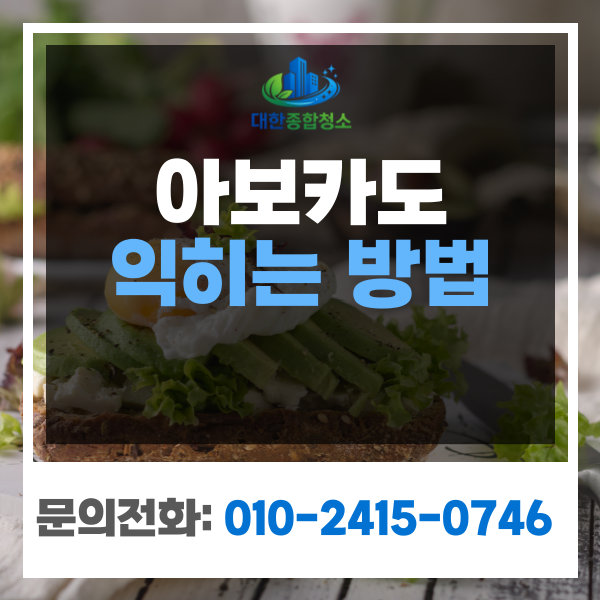 안익은 아보카도 빨리 익히는 방법, 보관방법은(냉장,냉동)