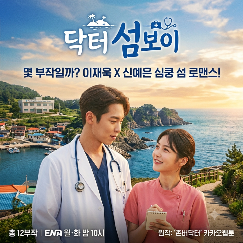 닥터 섬보이 몇부작? 이재욱·신예은 로맨스 기본정보는?