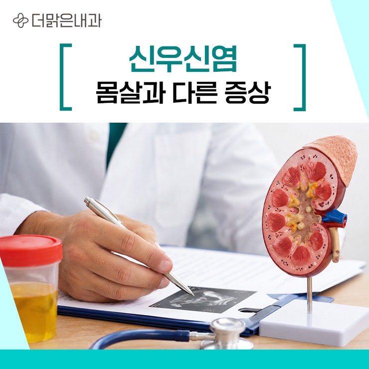 전주 신우신염 병원, 몸살과 다른 이 증상