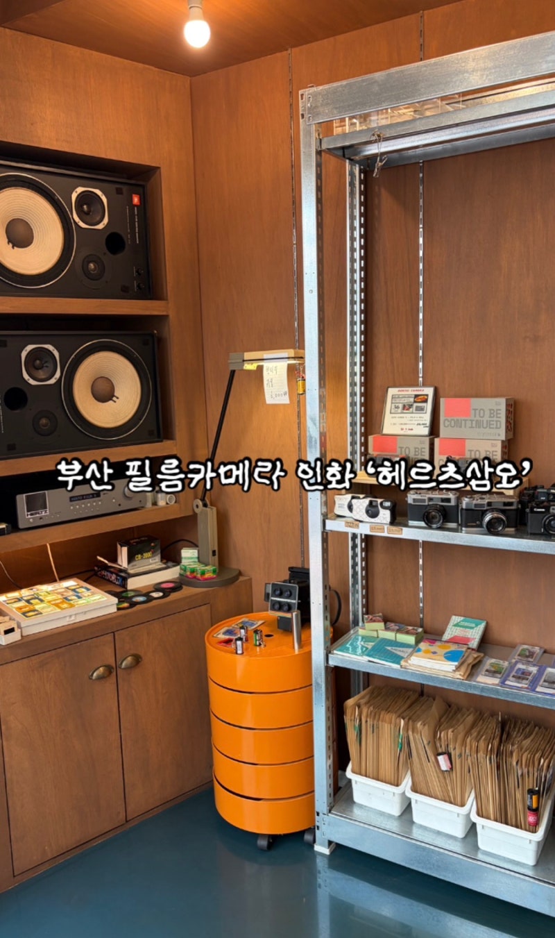 [부산 헤르츠삼오] 부산 전포 필름카메라 대여 및 인화 가능한 전포 헤르츠삼오