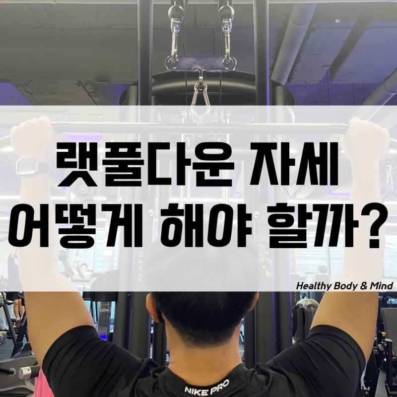 랫풀다운 자세 그립 바 머신 무게 헬스장등운동 기구 추천