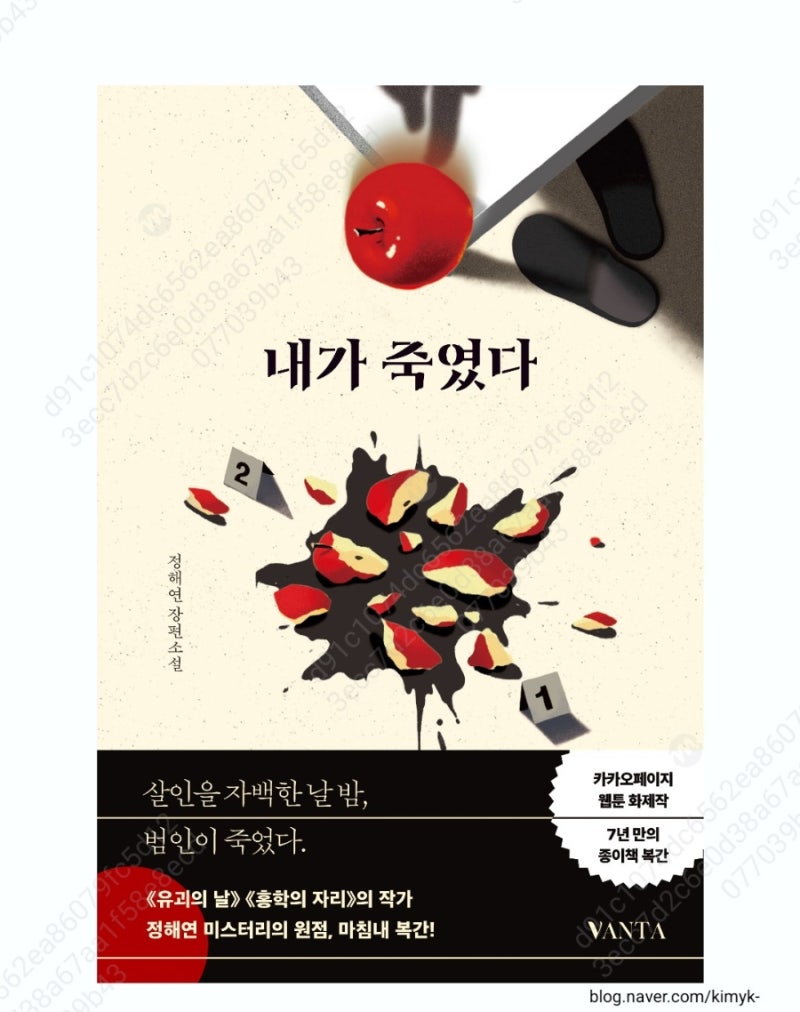 한국 추리 소설 추천,내가 죽였다,정해연