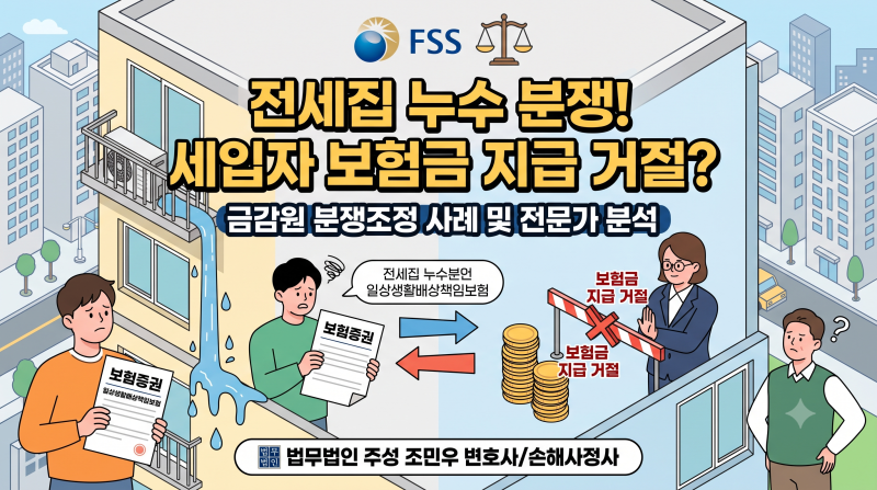 [누수 일배책] 전세 거주 중 발생한 누수, 세입자 배상책임 면제되는 기준 (민법 제758조)