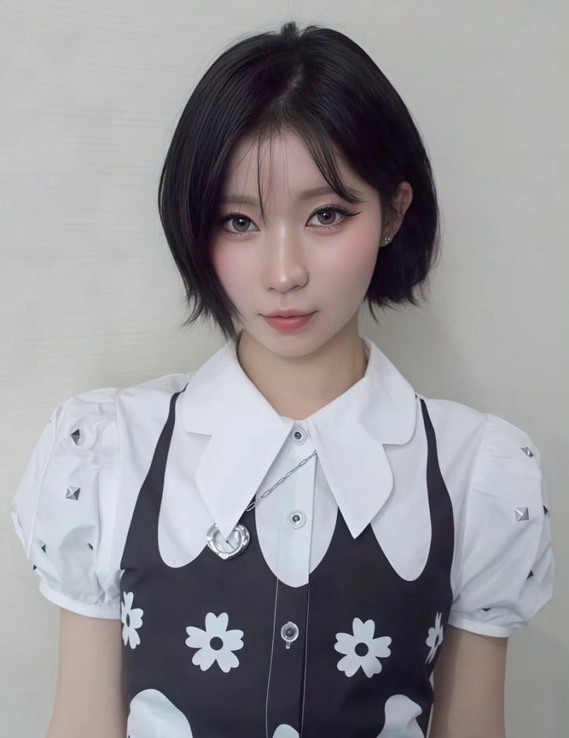 귀여운 단발 보다 힙한 단발이 더 잘 어울리는 이유 베이비몬스터 아사 숏단발 분석 신촌 미....