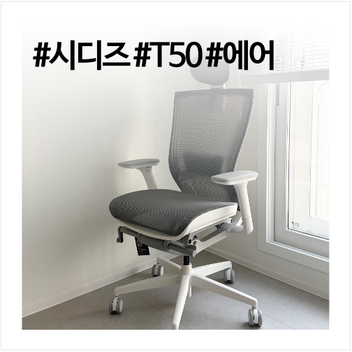 컴퓨터책상의자 시디즈 T50 AIR 메쉬를 선택한 이유
