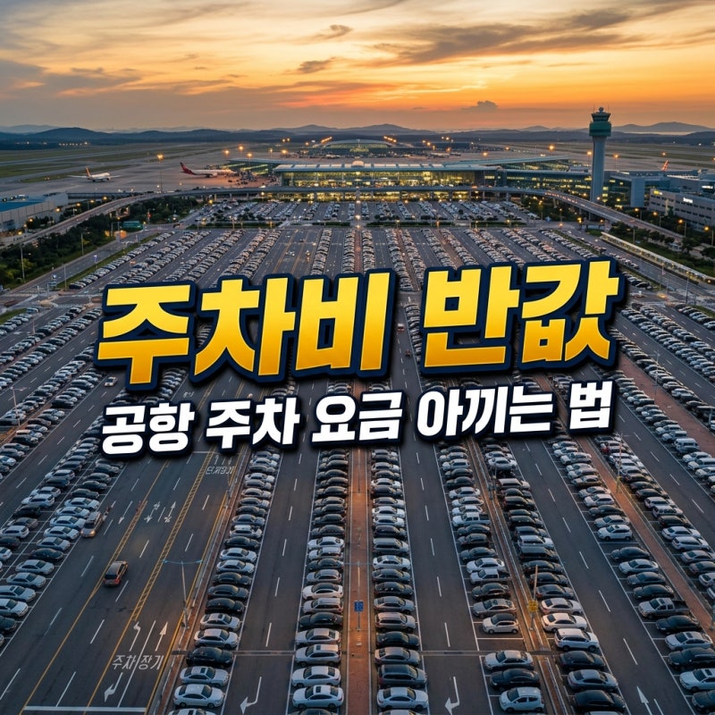 국내공항 주차요금 아끼는 방법 50% 할인 혜택과 예약 꿀팁
