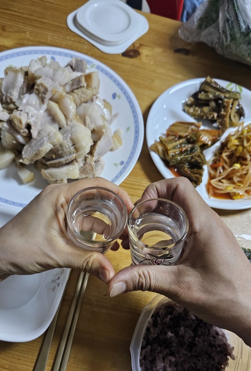 다이어트식단 뒷다리살 수육 삶는방법
